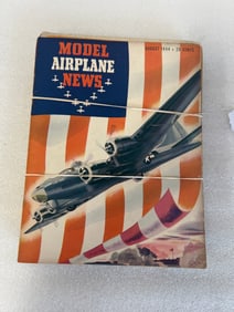 13 Model Airplane News Magazines from WWII