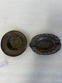 Two Vintage Ash Trays