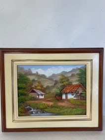 E. Siero. Oil Carribean Country Living Sgd.