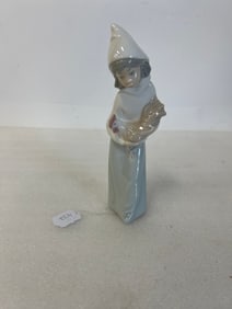 Lladro Figure. Woman and Hen