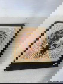 Mucha Type Watercolor Sgd. Annie