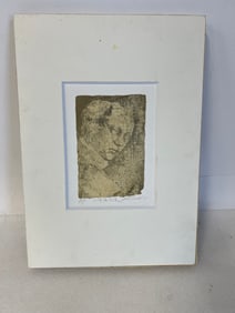Artist Proof. Classical Bust Signed