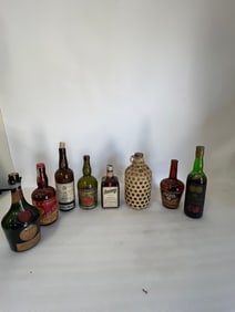 Collector's Lot of Vintage Liquor Bottles.