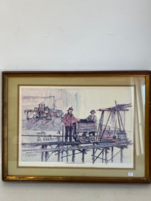 Dick Pfahl Wooden Rails and Men of Steel for G. E.