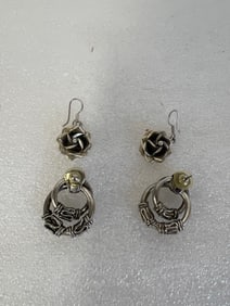 Sterling Silver Earrings (2 PR.)