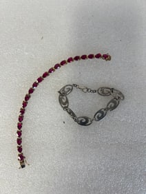 Vintage Gold Laminated Bracelet and a Second