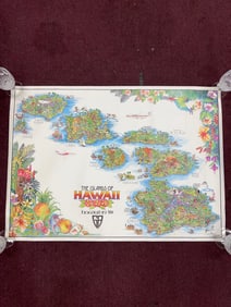 Vintage Hawaii Map