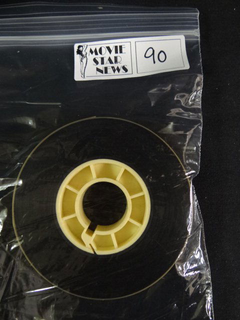 Original Irving Klaw Negatives and Master Reels: Black and white. Tempest Storm #265. 16mm film negative copies of 8mm films - side x side. 1" on large core.