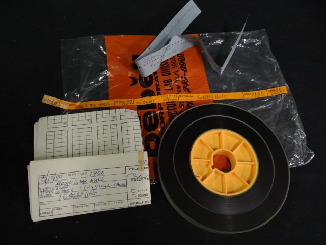 Original Irving Klaw Negatives and Master Reels: Black and white. 8mm film reel in cardboard box "Sheree North in Sun Dance" $1.50 - 50 feet. #117