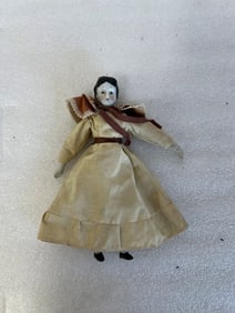 Antique Porcelain Head Doll
