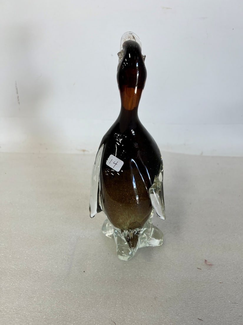 Murano Glass Swan: 10" HH