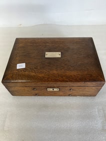 Wooden Humidor. Mirrored Interior