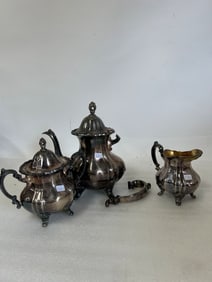 Poole 3 Pc. Antique Tea Set.