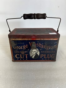 George Washington Cut Plugs Tin