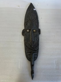 Antique African Carved Wooden Mask