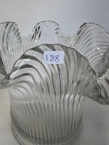 Antique Sgd.Riedel Swirl Vase