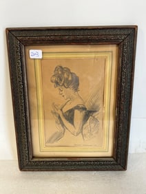 Barton Crossman Drawing Sgd.