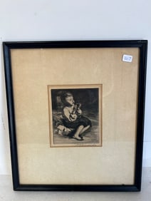 B. E. Burroughs Sgd. Engraving.