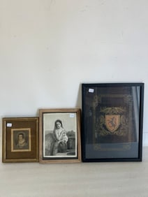Three Framed Antiques