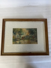 Lebert R. Prather. Watercolor. Sgd.