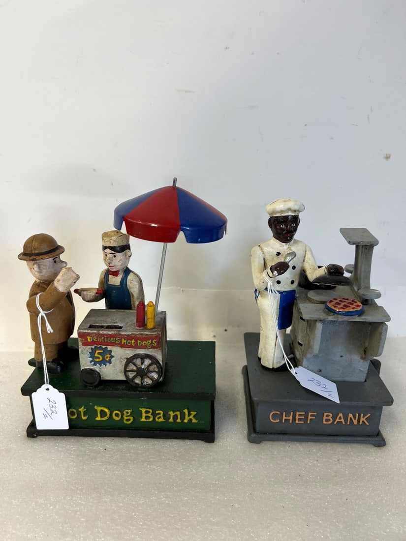 Two Cast Iron Mechanical Banks (1 of 2)