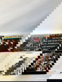 Five Beatles Record Albums 78's
