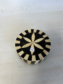Antique Lacquered and Ivory Box