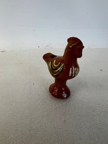 Pa, Redware Rooster Whistle.