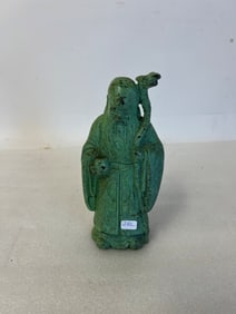 19th C. Cast Iron Oriental Figure