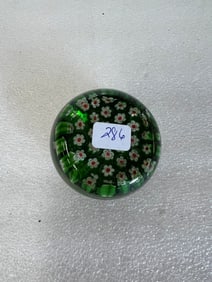 Small Vintage Millefiore Paperweight