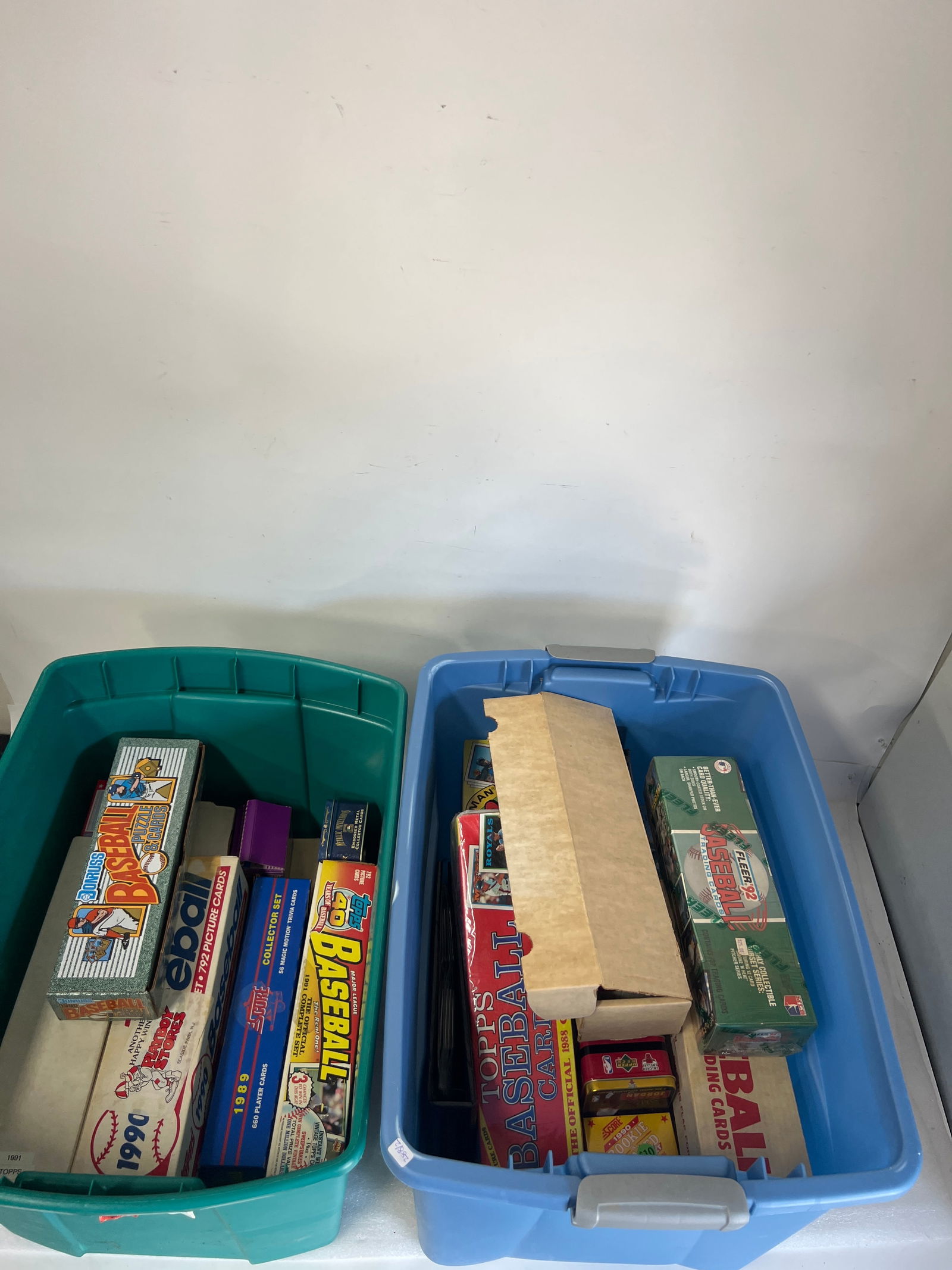 Two Bins Baseball Cards 80's-90's (1 of 3)