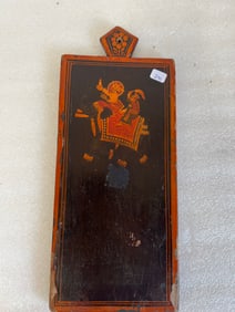 Lacquered Oriental Panel