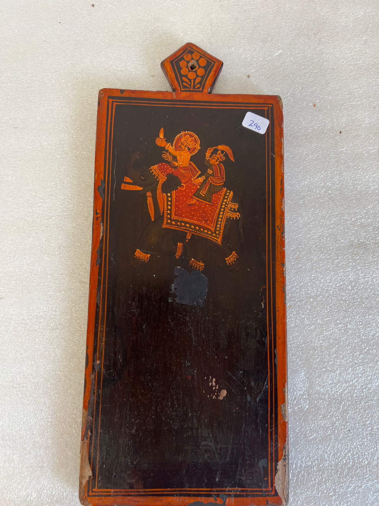 Lacquered Oriental Panel (1 of 4)