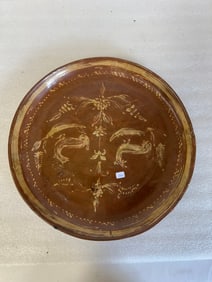 Antique Pa. Redware Platter