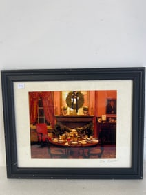 Christmas Print Sgd. Tom Kramer