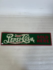Pepsi Cola Sold Here Sign