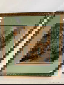 Jeff Codron. Litthgraph. Dutch Scene. Sgd.
