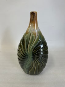 MCM Art Pottery Swirl Vase