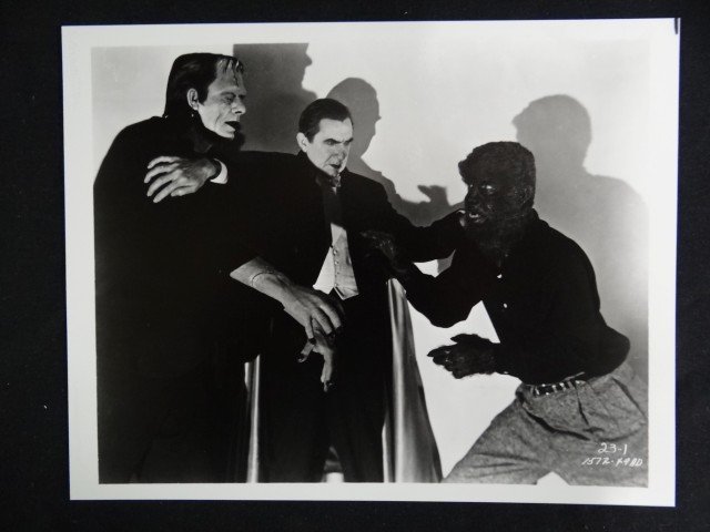 Abbott and Costello Meet Frankenstein Original Negative: Black and White. Scenes from Abbott and Costello Meet Frankenstein. 1948. Accompanied by prints from the negatives. 8 x 10