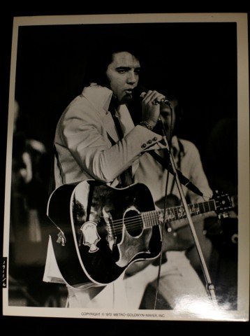 Elvis Presley On Tour Performance Photographs (11): 1970's 8 x 10
