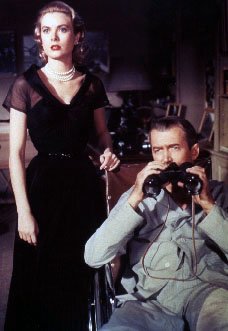 Rear Window Original Negatives (3): Black and White and Color. Negatives from Alfred Hitchcock's Rear Window with James Stewart and Grace Kelly. 1954. Included in the lot is an original still and prints from the negatives. 8 x 10 (2) 5 