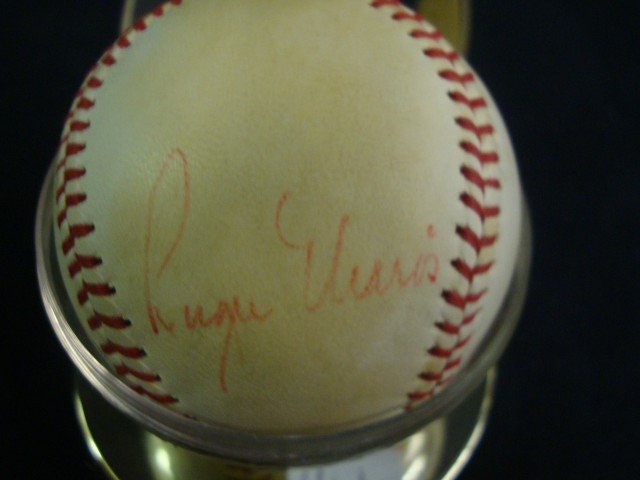 Roger Maris Baseball Signed