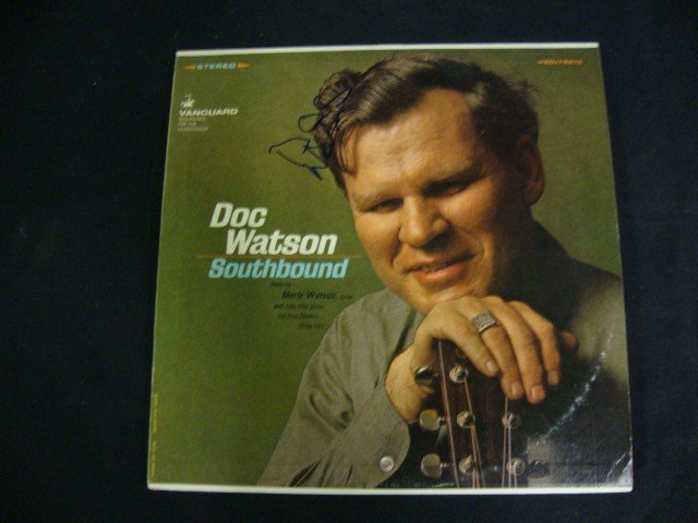 Doc Watson Album Cover Signed