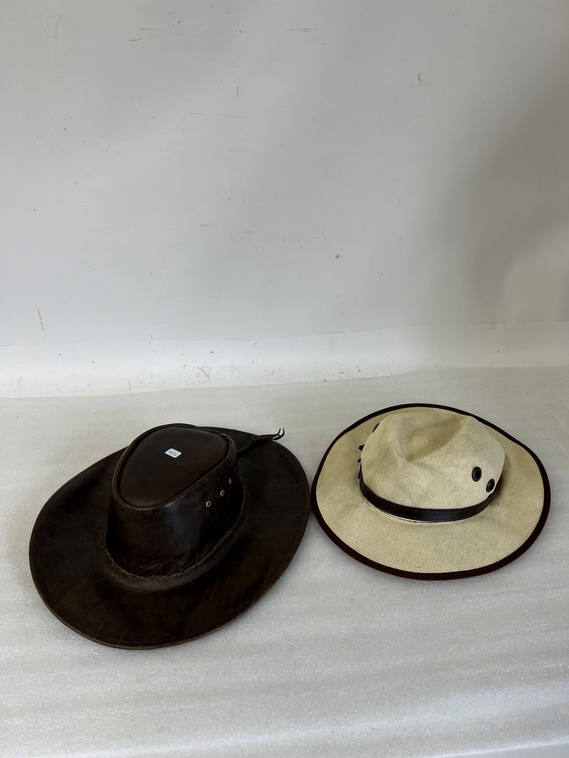 Collectible Hats Panama & Safari (2): Two in the lot. As pictured