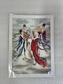Lucy Wang, Ltd. Ed. Litho Sgd. C.O.A