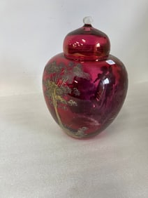Antique Cranberry Vase