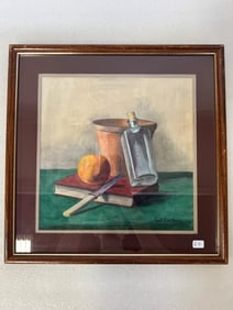 Emil Soren Carlsen. Pastel. Sgd.