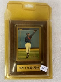 Rickey Henderson Plaque