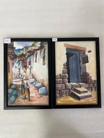 Murant. Pr. of Watercolors, One Sgd.