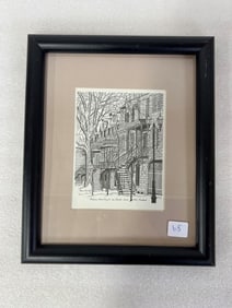 Blanchette Engraving. Montreal Sgd.